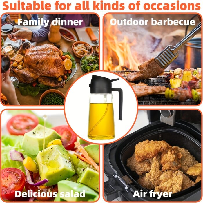 Bartan 2 in 1 Oil Dispenser Bottle for Kitchen - Image 8