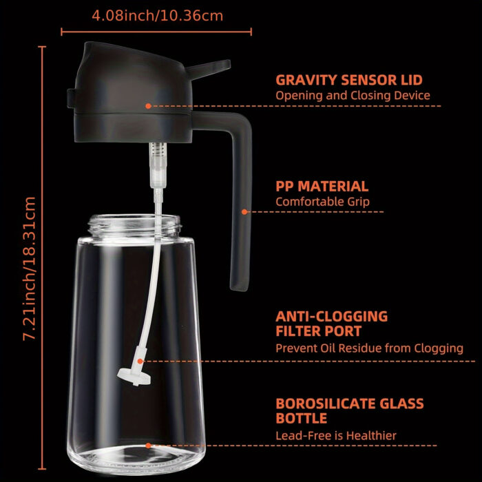 Bartan 2 in 1 Oil Dispenser Bottle for Kitchen - Image 6