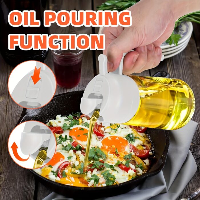 Bartan 2 in 1 Oil Dispenser Bottle for Kitchen - Image 7