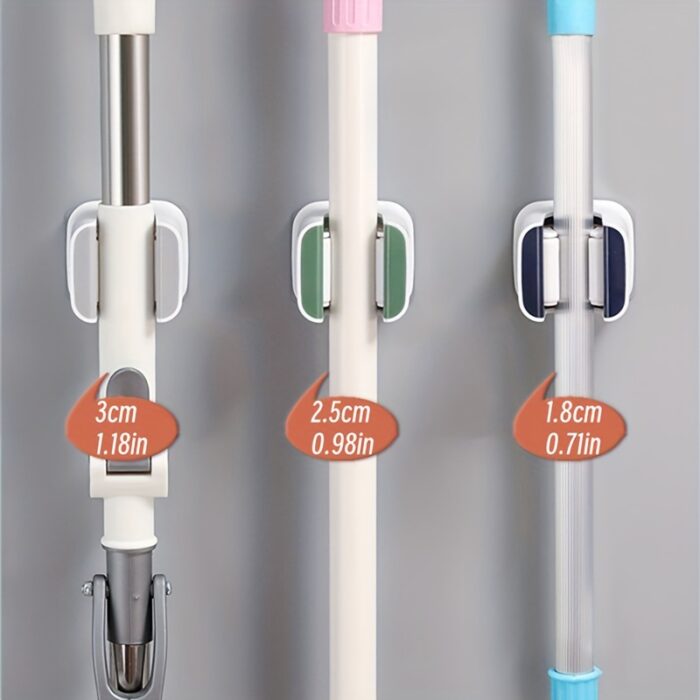 Bartans Punch-free Wall Mounted Mop And Broom Storage Clip - Image 8